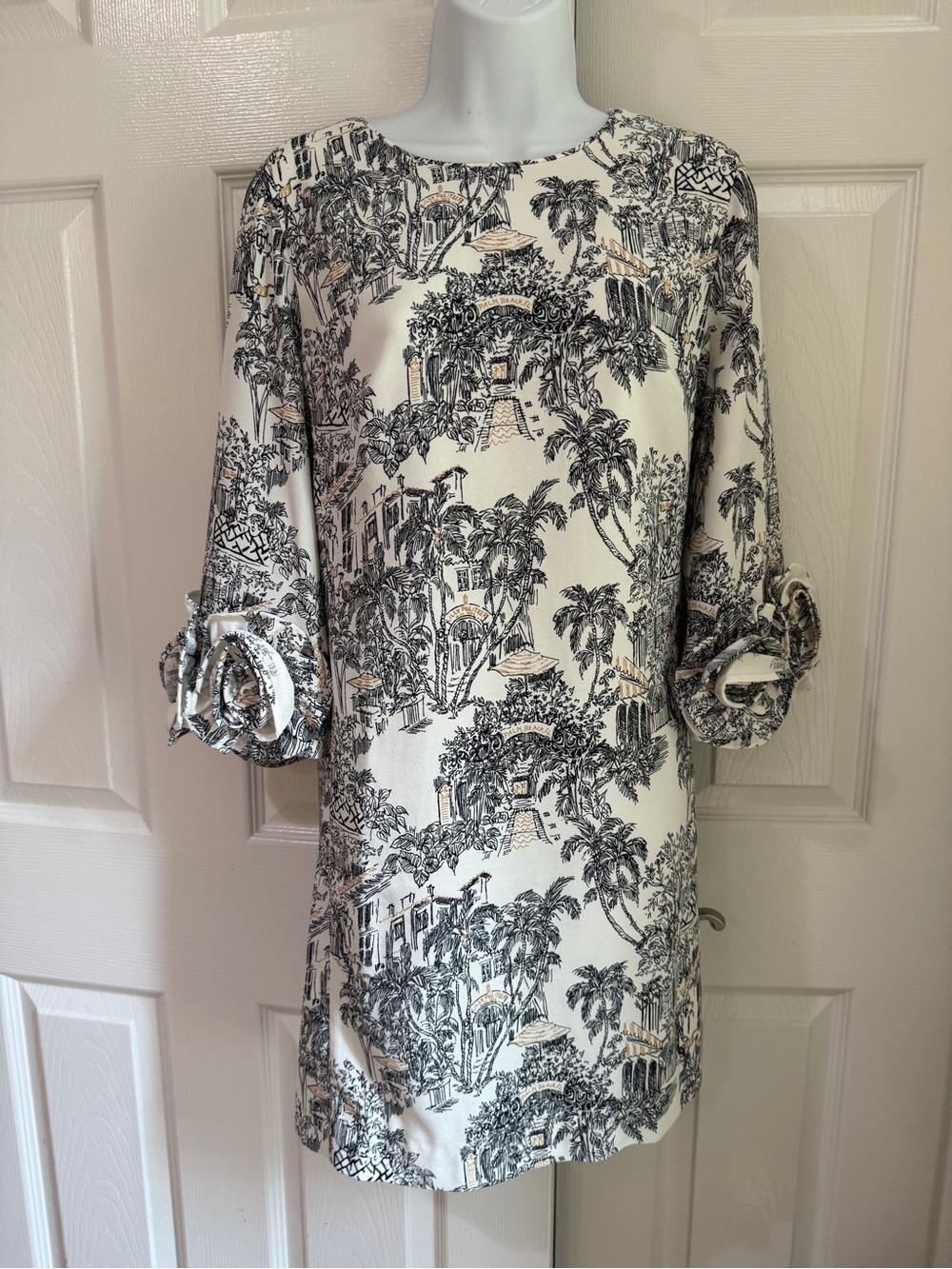 Lilly Pulitzer Palm Beach Toile Shift Dress -Size 4